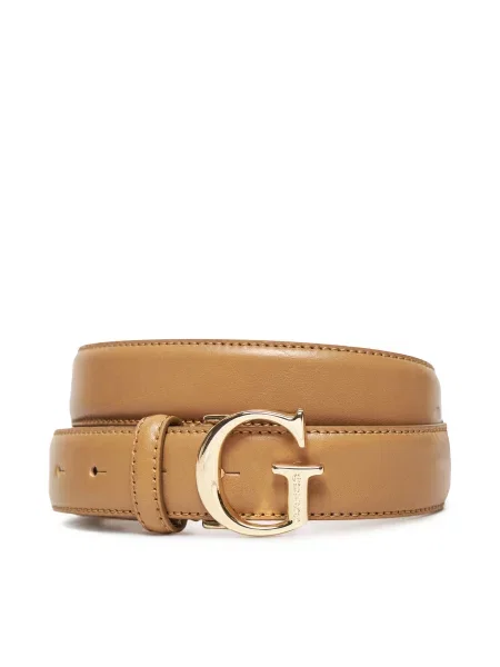 Ремень Guess с ремешками коричневый