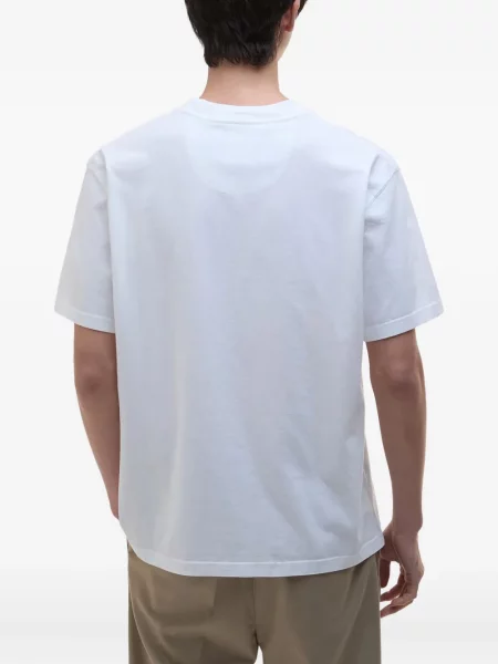 Tricou Barbour cu imagine alb