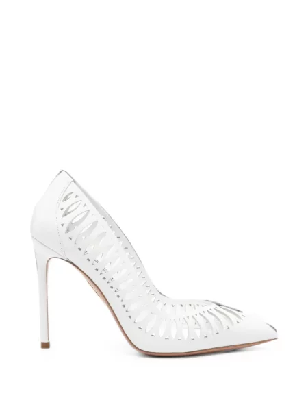 Pantofi cu toc Aquazzura alb
