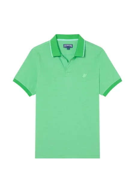 Tricou Vilebrequin din jacard cu autograf verde