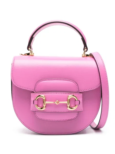 Geantă Gucci Horsebit roz