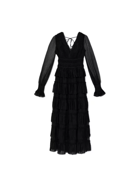 Sukienka Allsaints tiulowa czarna