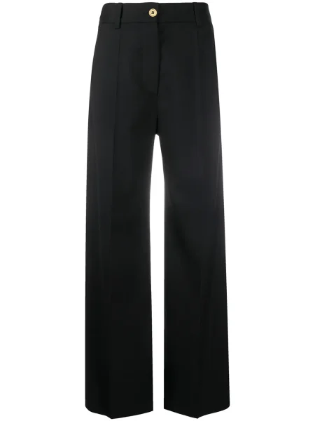 Pantaloni Patou de lână negru