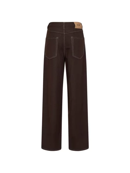 Pantaloni Uma Wang maro