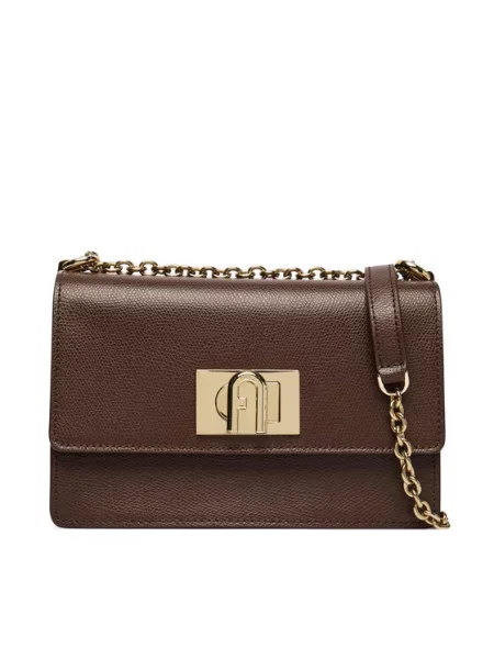 Ročna torba Furla Mini BAFKACO Temno rjava