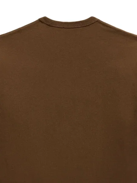 Matlasat tricou polo Polo Ralph Lauren cu decolteu rotund cu autograf roșu