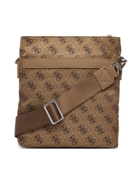 GUESS Torba za čez ramo BERLIN kamela / rjava bež