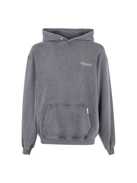 Bluza z kapturem Represent z kapturem szara