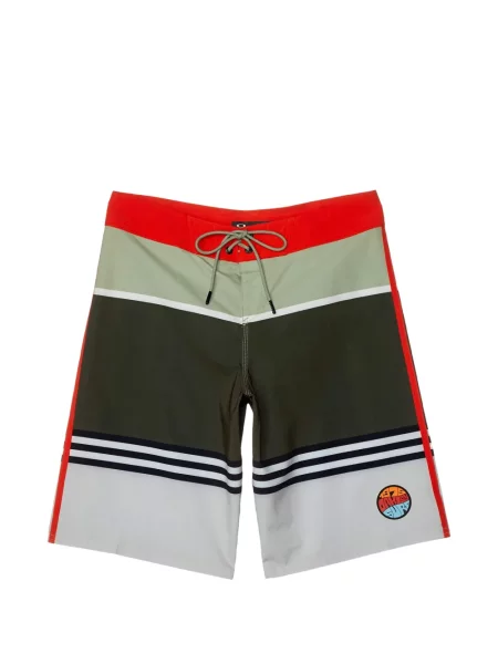 Pantaloni scurți Oakley cu dungi verde