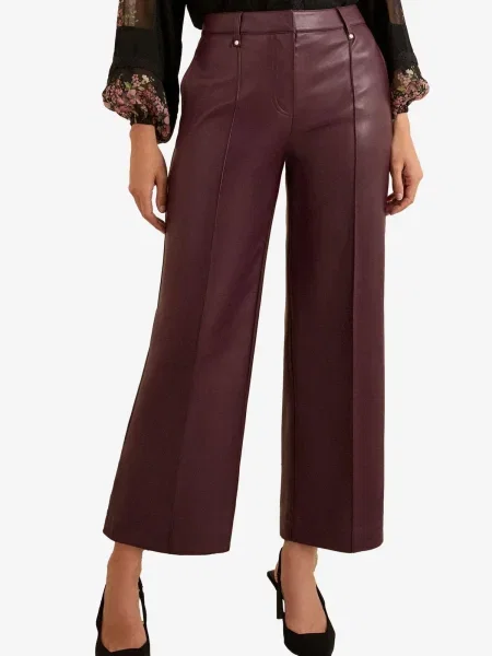 Love & roses Pantaloni vin roșu