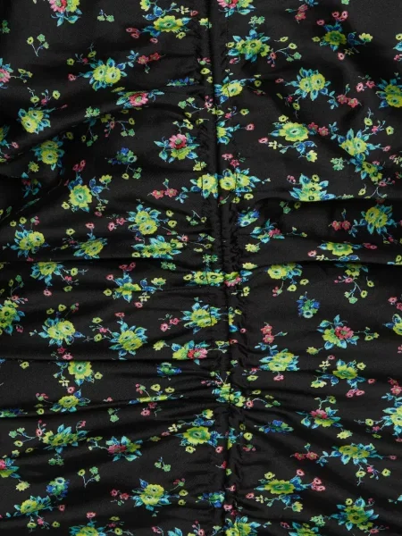 Rochie mini Sandro cu model floral cu imagine negru