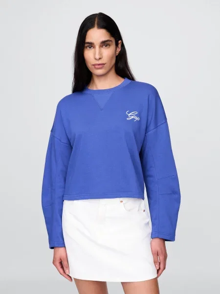 Bluza oversize Gap niebieska