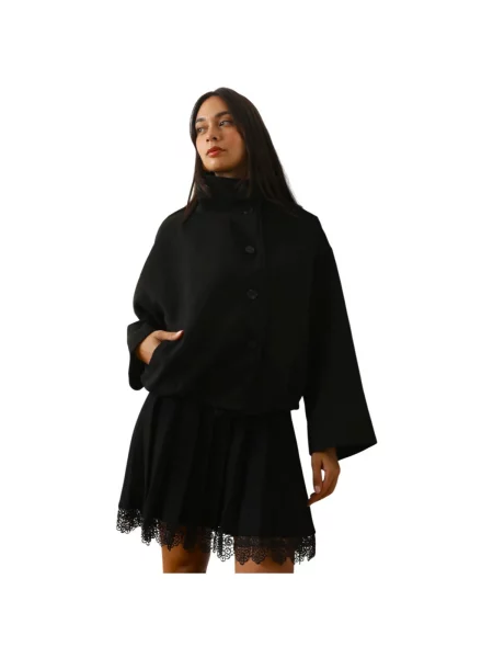 Palton La Modeuse negru