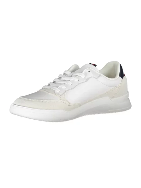 Trampki Tommy Hilfiger w miejskim stylu skórzane białe