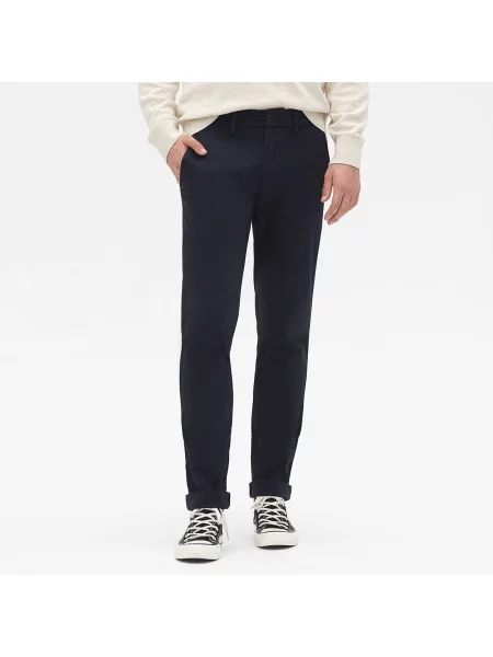 Kalhoty GAP Chino Skinny Fit Pants New Classic Navy tmavě modré
