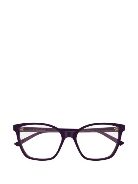 Ochelari de soare Gucci Eyewear cu imprimeu geometric violet