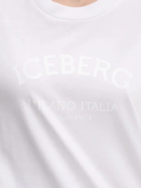 Tricou Iceberg cu imagine alb