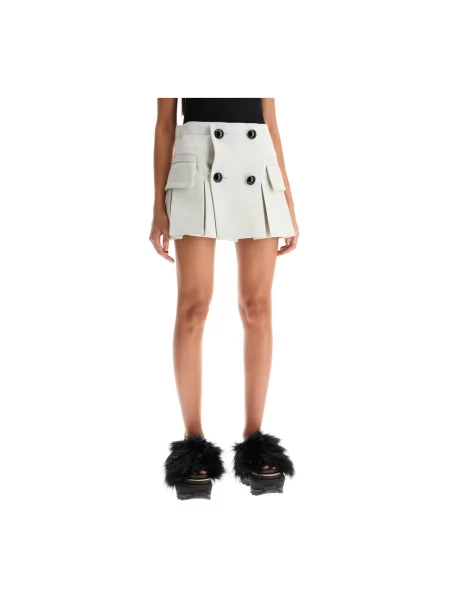 Spódnica mini Sacai szara