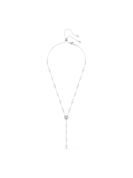 Naszyjnik Swarovski szary