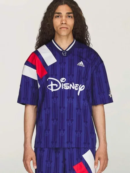 Adidas Originals Braindead x Disney tricou pentru bărbați albastru