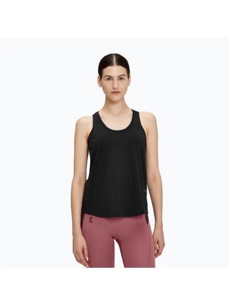 Дамска тениска за бягане Running Focus Top black черно