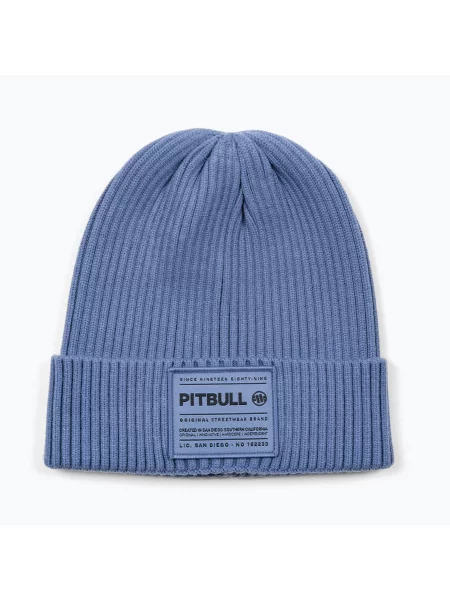 Шапка зимова Pitbull Beanie Dock shade blue синя