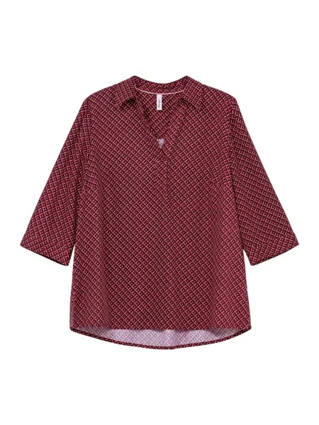 SHEEGO Tunika vinsko rdeča / črna bela