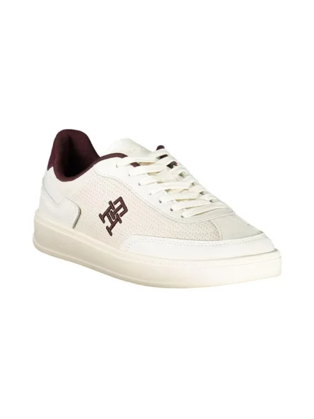 Sneakersy Tommy Hilfiger skórzane beżowe