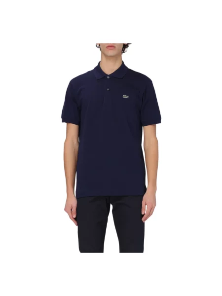 Koszulka polo Lacoste w miejskim stylu niebieska
