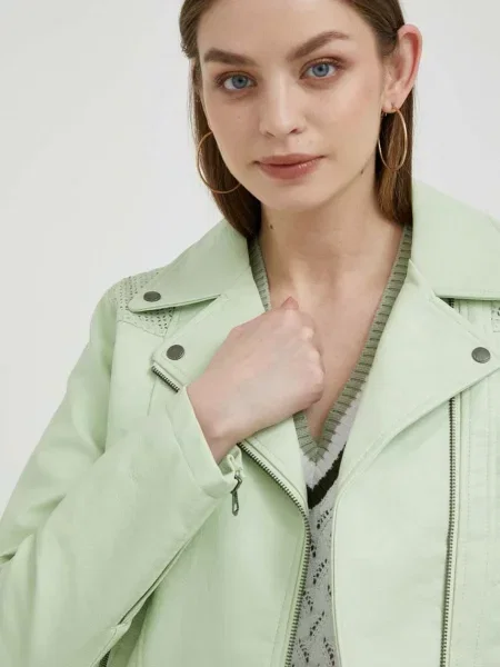 Bunda Pepe Jeans přechodná zelená
