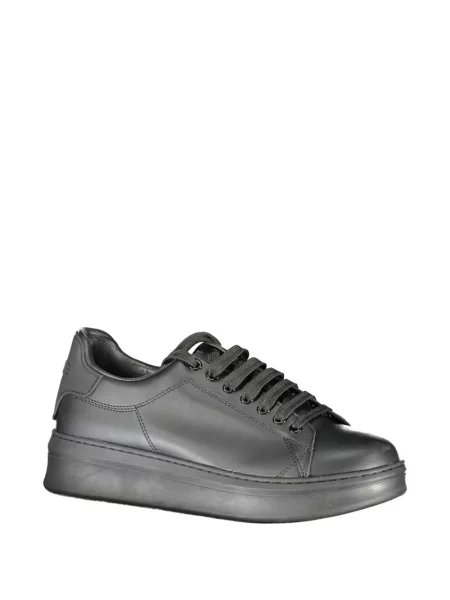 Sneakerși Gaelle din piele negru