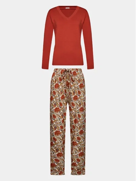Selmark Піжама Flores Оранжевий