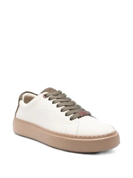 Sneakerși Alexander Smith din piele alb