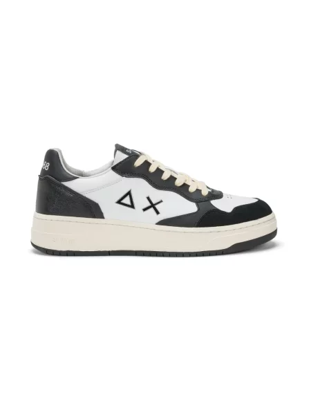 Sneakersy Sun68 zamszowe czarne