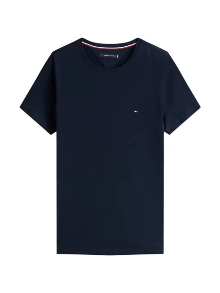 Strečové tričko Tommy Hilfiger modré