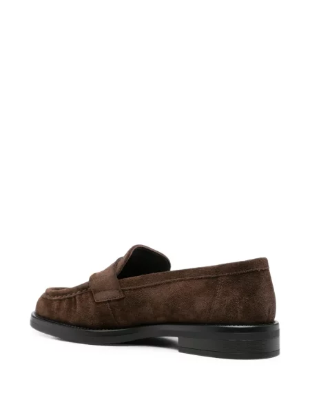 Chiloți Bruno Premi din piele de căprioară slip-on maro