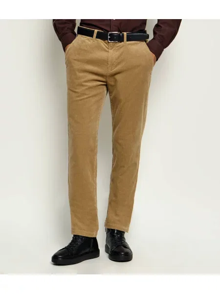 Gant Pantaloni chino Cord | catifea reiată maro