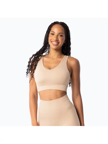 Fitness podprsenka Carpatree Simply Seamless perfrct beige béžová