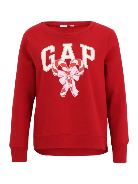 Gap Petite Sweater majica / svijetloroza / crvena bež
