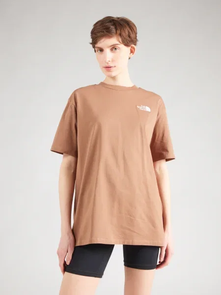 The North Face Tricou Simple Dome Maro Oversize alb