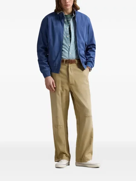 Șosete Polo Ralph Lauren cu model herringbone cu broderie plasă albastru