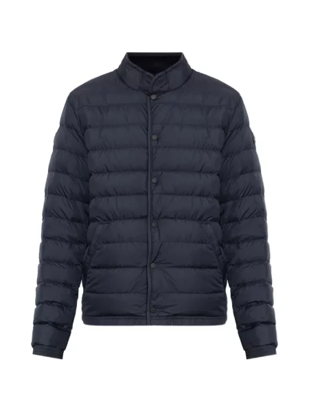 Matlasat geacă cu puf Moncler albastru