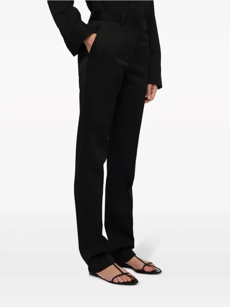 Juosmuo kelnės Jil Sander juoda