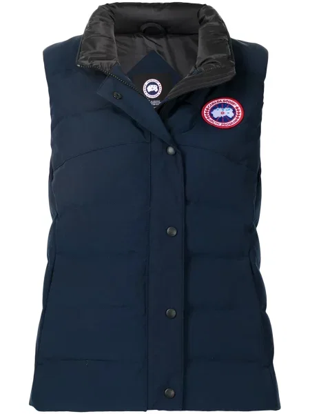 Kamizelka puchowa Canada Goose w piórka niebieska