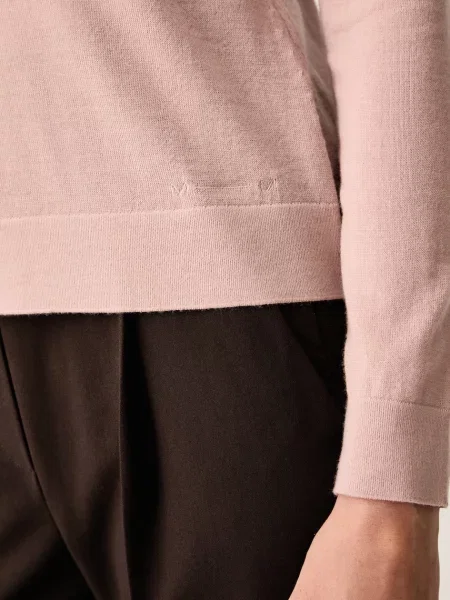 MM by Max Mara női gyapjú pulóver MMLTEMPO rózsaszín