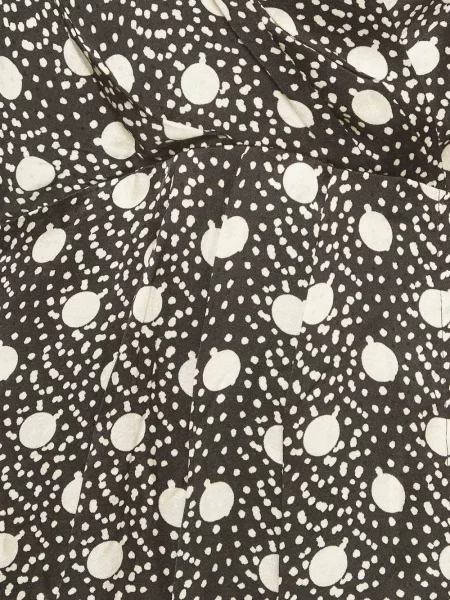 Rochie mini Sandro cu buline cu imagine negru