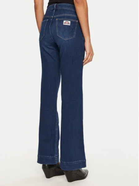 Wrangler Jeans hlače Mornarsko Flare Fit modra