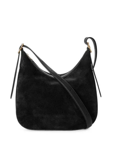 Geanta crossbody Shinola din piele de căprioară negru