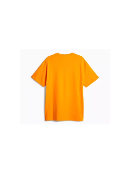 Puma majica za muškarce od pamuka x PLEASURES Typo Tee narančasta
