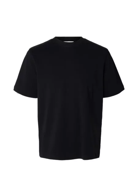 Scurt tricou Selected negru